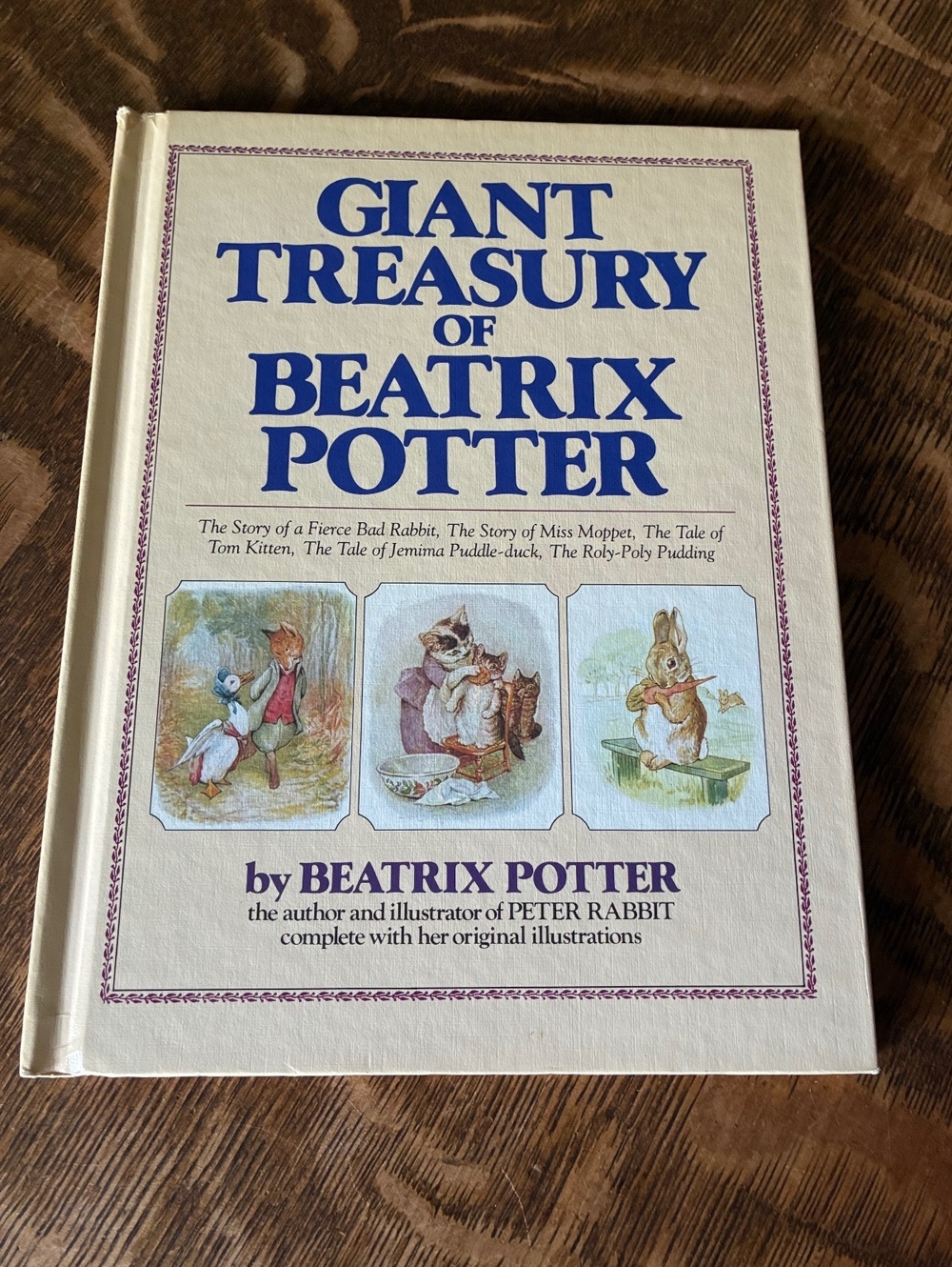 Giant Treasury of Beatrix Potter Hardcover Book - Classic Illustrated Stories